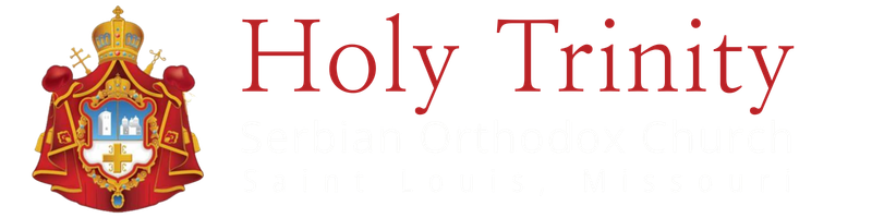 Holy Trinity Serbian Orthodox Church St. Louis Missouri - Red Logo